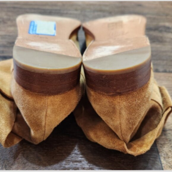 Joie Pinyon Western Boho Suede Pull On Ankle Booties - Picture 10 of 15